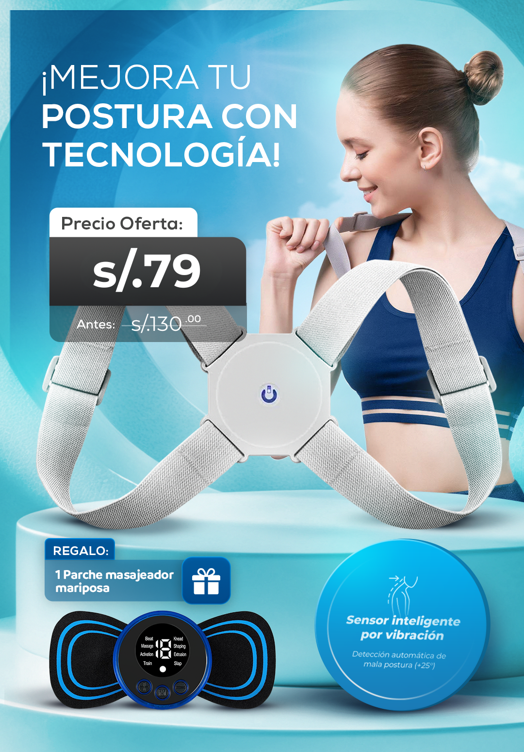 Corrector de Postura con Sensor
